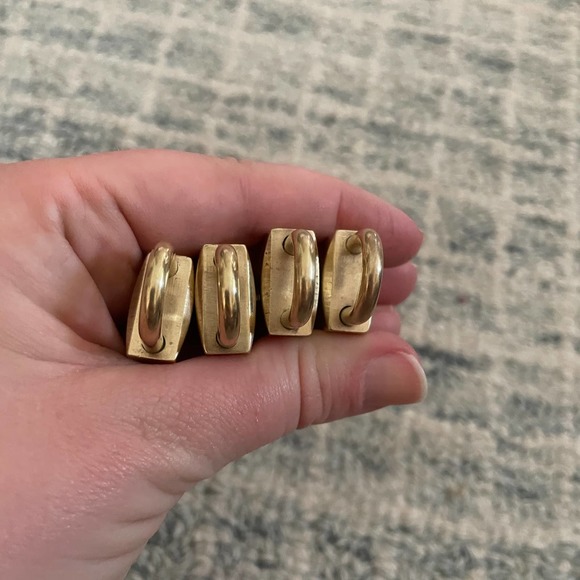 Louis Vuitton luggage lock Authentic vintage brass DIY Necklace - Picture 9 of 12